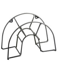 SOPORTE MANGUERA METALICO 40X14