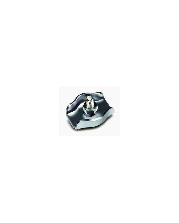 SUJETACABLE GALVANIZADO PLANO 2MM.