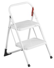 TABURETE ROLSER 2 PELDAÑOS M10 BLANCO