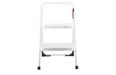 TABURETE ROLSER 2 PELDAÑOS M10 BLANCO