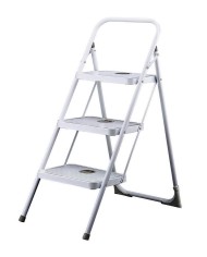 TABURETE ROLSER 2 PELDAÑOS M10 BLANCO