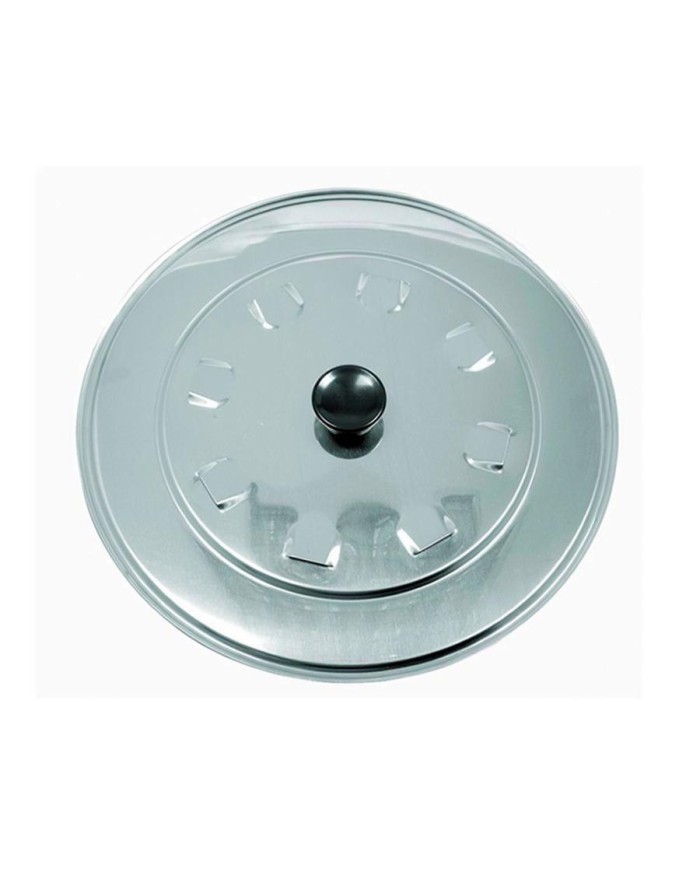 TAPADERA INOXIDABLE CON DESVAPORIZADOR 20CMS