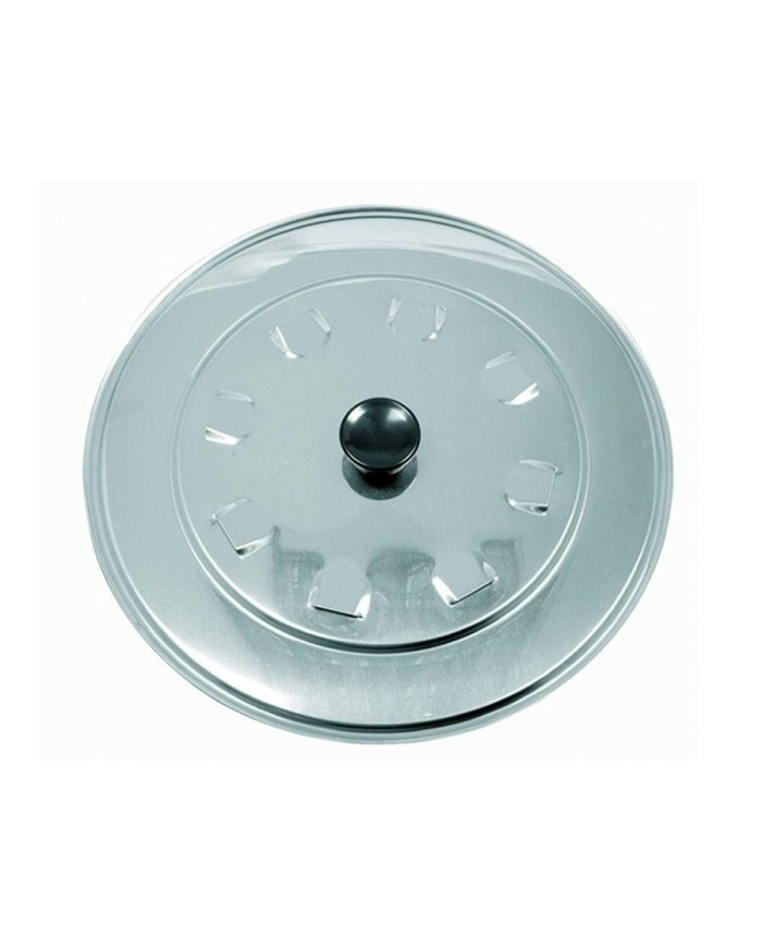 TAPADERA INOXIDABLE CON DESVAPORIZADOR 30CMS