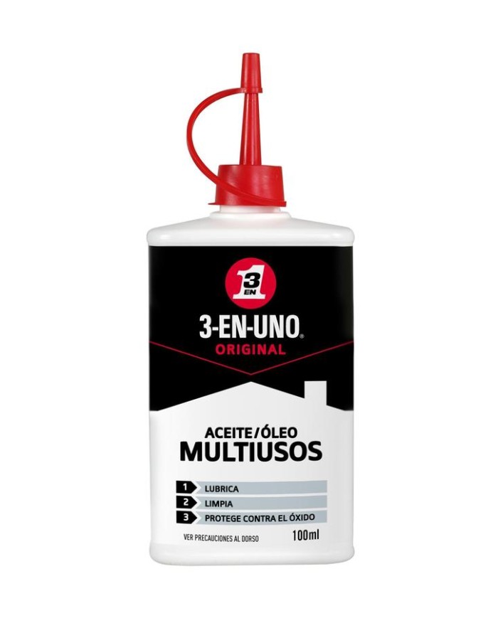 ACEITE 3 EN UNO LUBRICANTE GOTERO 100 ML.