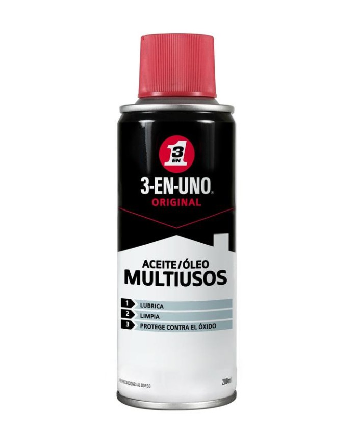 ACEITE 3 EN UNO LUBRICANTE SPRAY 200 ML.
