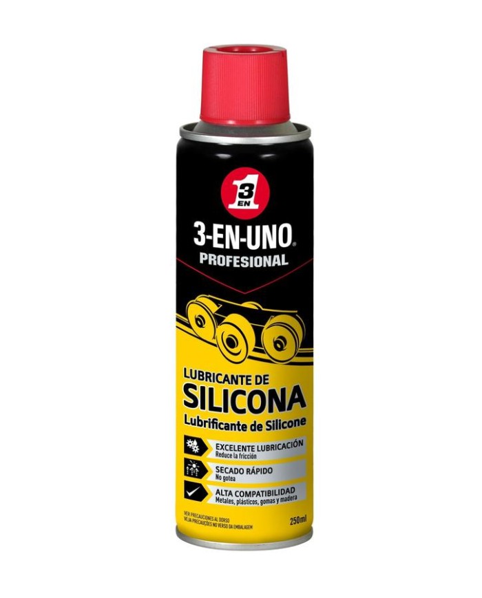 ACEITE 3 EN UNO PROFESIONAL SILICONA 250 ML.