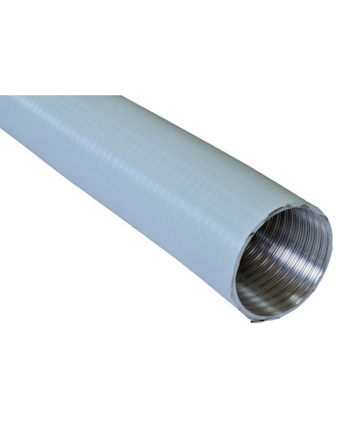 TUBO ALUMINIO-FLEX ESMALTADO 100MM. (5 MTS.)