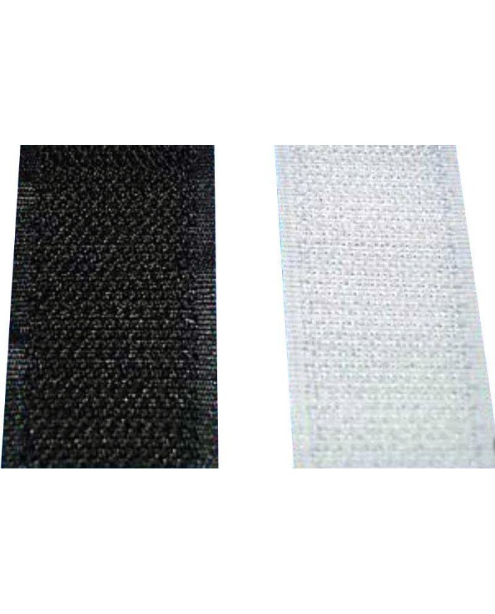 VELCRO CINTA ADHESIVA 20MM HEMBRA BLANCO ROLLO 25MTS