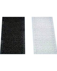 VELCRO CINTA ADHESIVA 20MM HEMBRA BLANCO ROLLO 25MTS