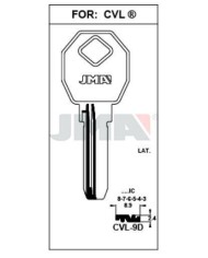 LLAVES BRUTO SEGURIDAD CVL-9D    LATON