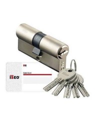 CILINDRO ISEO NIQUELADO R6 60MM. 30X30 LEVA LARGA DOBLE EMBRAGUE