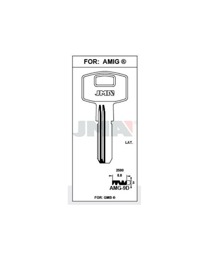 LLAVES BRUTO SEGURIDAD AMG-9D    LATON