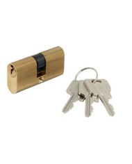 CILINDRO MCM LATONADO MODELO 14 (OV:26-26) LLAVES IGUALES