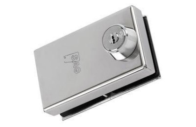CERRADURA PUERTA CRISTAL SAG VRC ACERO INOXIDABLE