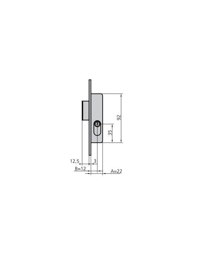 CERRADURA CVL 1963-A/5 C-L