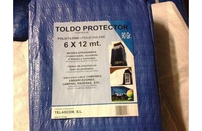 TOLDO REFORZADO AZUL 3X 5 90 GRS.