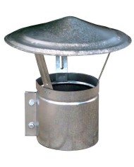 SOMBRERETE GALVANIZADO MODELO CHINO 250 MM.