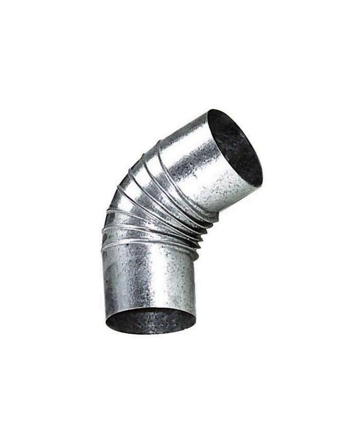 CODO ESTUFA GALVANIZADO DE 200 MM. 45º