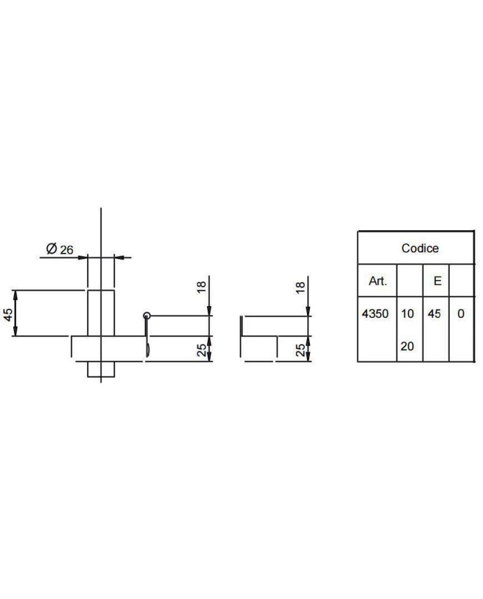 CERRADURA ISEO MODELO 495018450 DERECHA