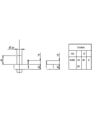 CERRADURA ISEO MODELO 495018450 DERECHA