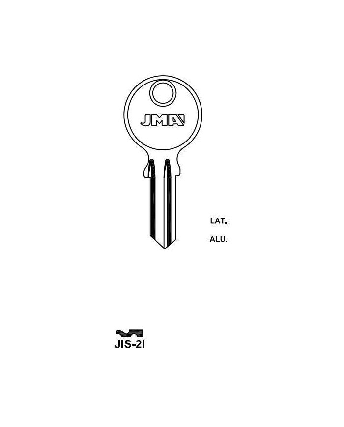 LLAVES EN BRUTO JIS-2I    GRUPO B
