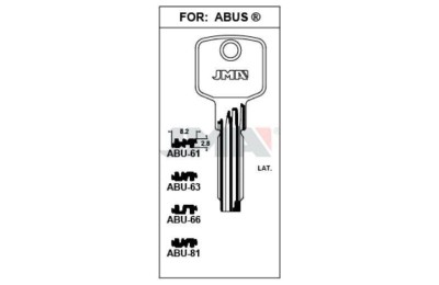 LLAVES BRUTO SEGURIDAD ABU-66    LATON