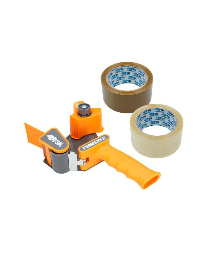 MAQUINA PRECINTAR PISTOLA NARANJA FSK