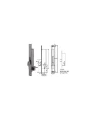 CERRADURA TESA 2241-20-3 NI (GANCHO)