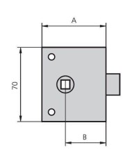 PICAPORTE CVL ESMALTADO 234-50-1
