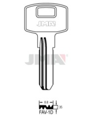 LLAVES BRUTO SEGURIDAD FAC-25    LATON