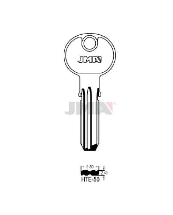 LLAVES BRUTO SEGURIDAD HTE-50    LATON