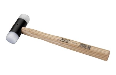 MARTILLO BOCA NYLON 28 MM. MANGO MADERA ALYCO