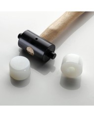 MARTILLO BOCA NYLON 28 MM. MANGO MADERA ALYCO
