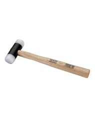 MARTILLO BOCA NYLON 28 MM. MANGO MADERA ALYCO