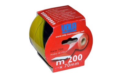 CINTA SEÑALIZACION VOLA AMARILLA/NEGRA 70MMX200MTS