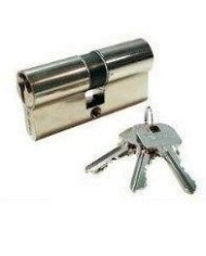 CILINDRO YALE NIQUELADO 70 MM. LEVA CORTA 35X35 LLAVES IGUALES 37010J
