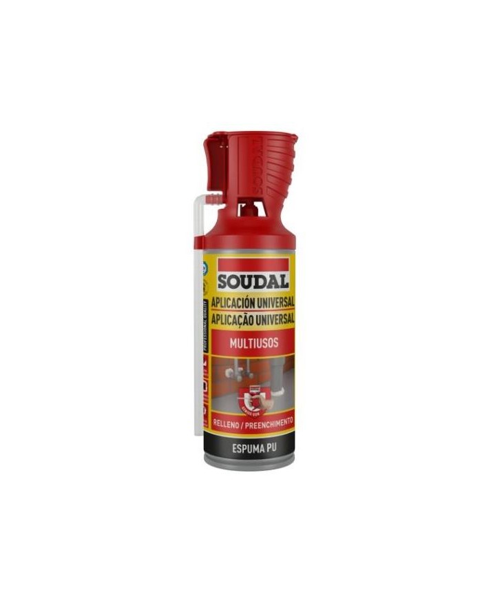ESPUMA POLIURETANO SOUDAL 300ML.C/CANULA