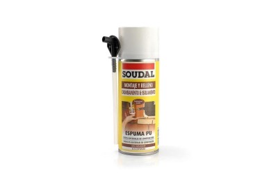 ESPUMA POLIURETANO SOUDAL 300ML.C/CANULA