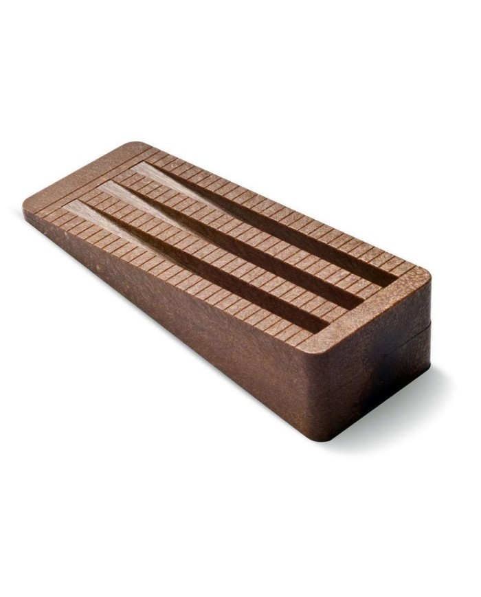 CUÑA BRINOX PLASTICO MARRON (50X30X7MM.)