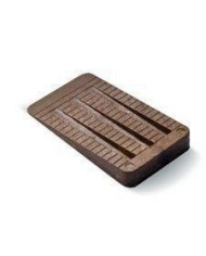 CUÑA BRINOX PLAST. MARRON (80X30X20MM)2U