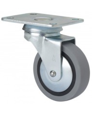 RUEDA GIRATORIA TW0128 25MM. CON PLACA