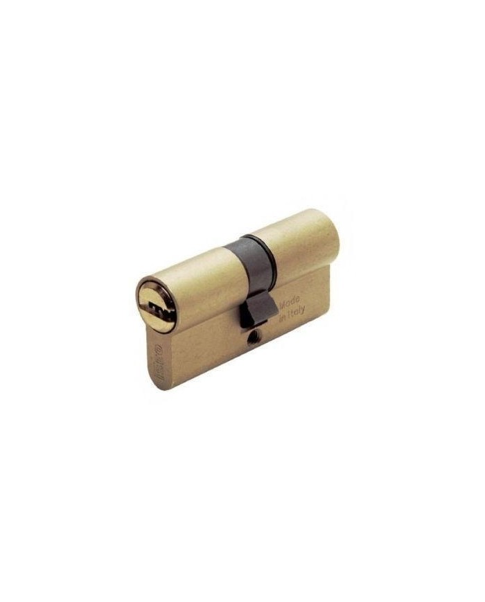 CILINDRO ISEO LATONADO R6 80MM. 35X45 LEVA CORTA