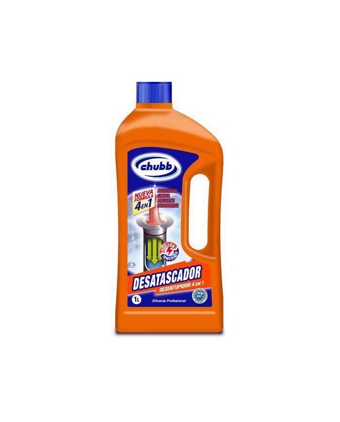 DESATASCADOR DOMESTICO CHUBB 1000ML. CAJA 10