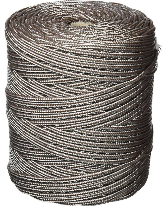 CUERDA POLIPROPILENO BLANCO/MARRON 5MM. (R 200MTS.)