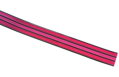 CORTINA TOSCA CINTA ROJA/MARRON 90x210