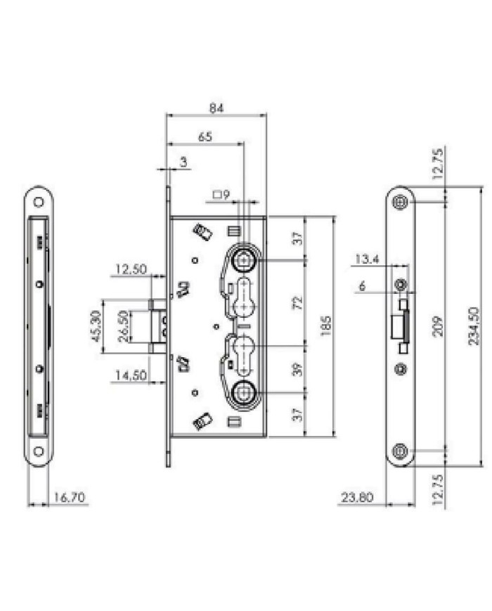 CERRADURA ISEO P-CORTAFUEGOS 216129654I