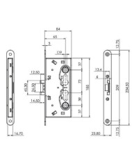 CERRADURA ISEO P-CORTAFUEGOS 216129654I