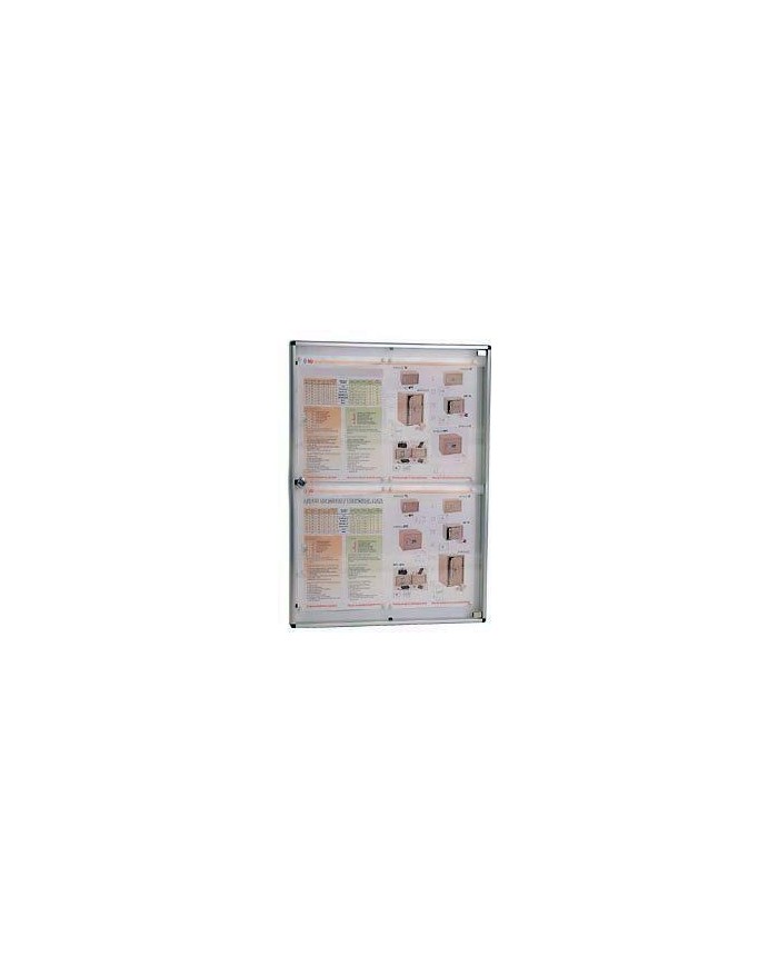 TABLON ANUNCIOS BTV PLATA V2 67X46X3,5CM