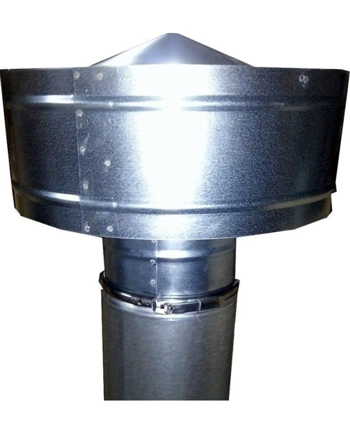 SOMBRERETE GALVANIZADO ANTIRREGOLF. 250MM