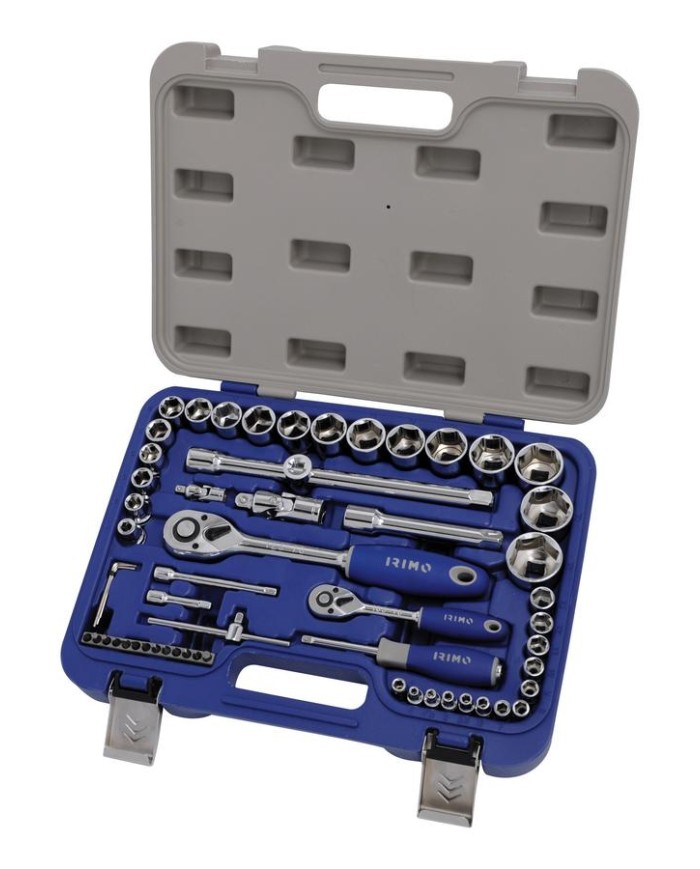 MALETIN LLAVE VASO 1/2-1/4 IRIMO (58 PZS.) 129-58-4